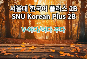 V-아다/어다 주다